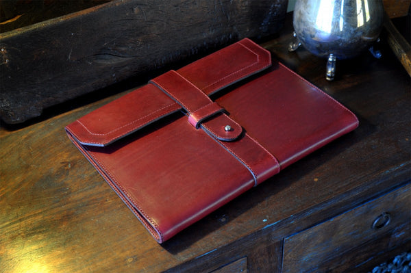 Vachetta Leather Handmade Old World Journal - Terra Tan - by Borlino