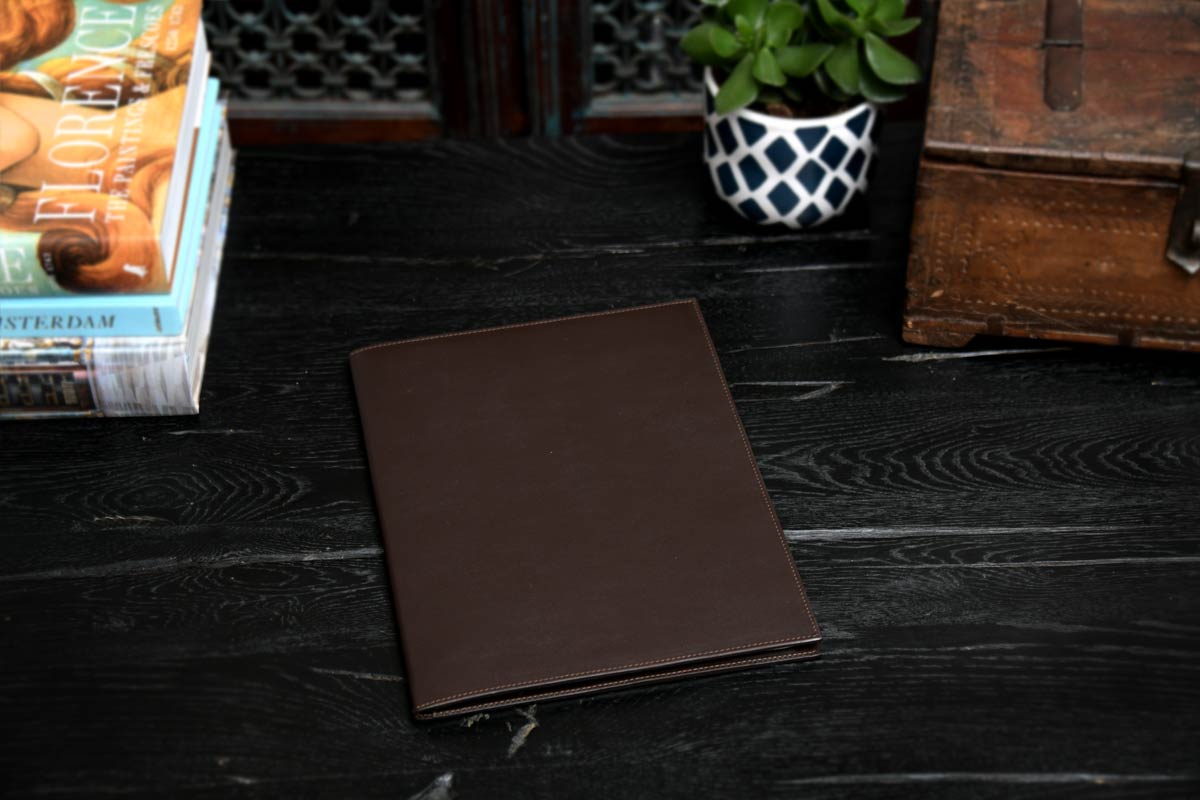 Italian Leather Executive Portfolio – Jenni Bick Custom Journals