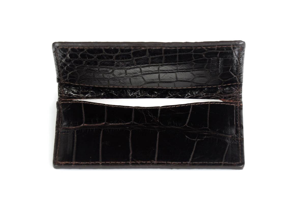 Borlino Alligator hotsell Leather Business/Credit Card Case