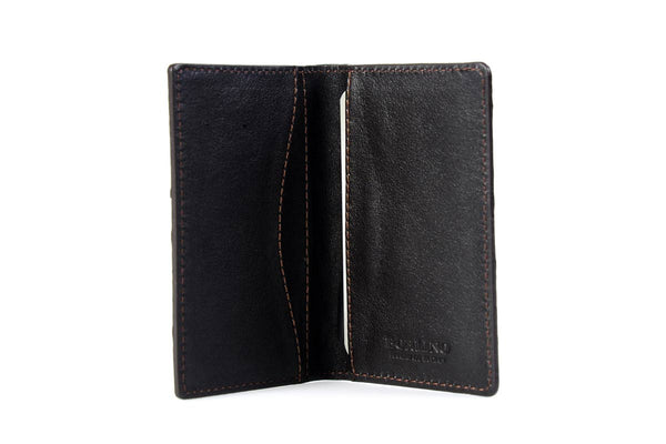 Ostrich Business Card / Credit Card Wallet - Wine - Borlino