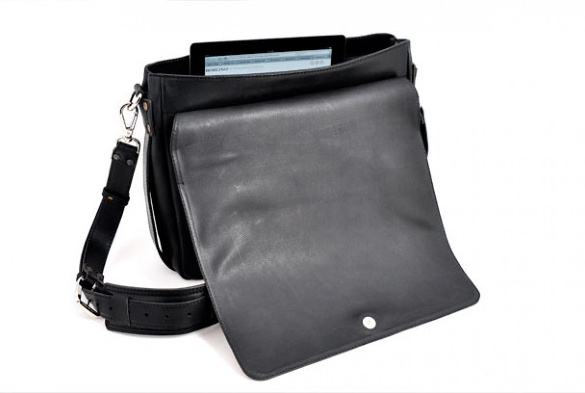 Adjustable Canvas Shoulder Bag Strap With Vachetta Tab 