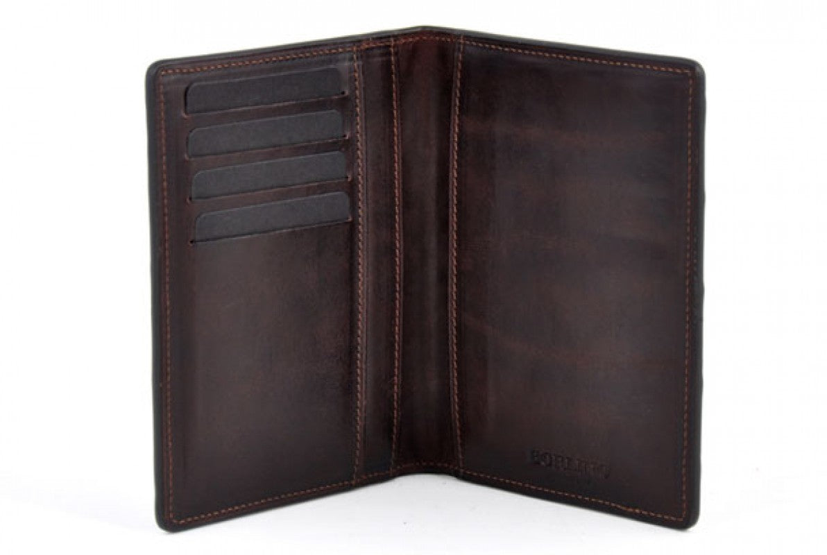 Leather Passport Case in Brown
